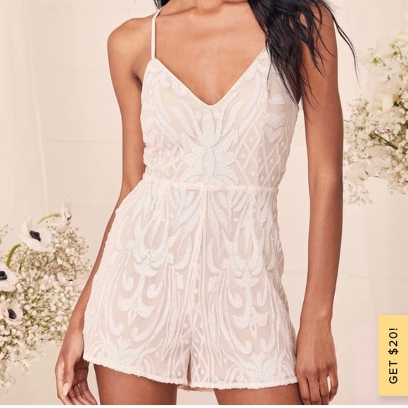 Sequin Lulu Romper - Picture 4 of 4